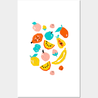 Fun Fruit Posters and Art